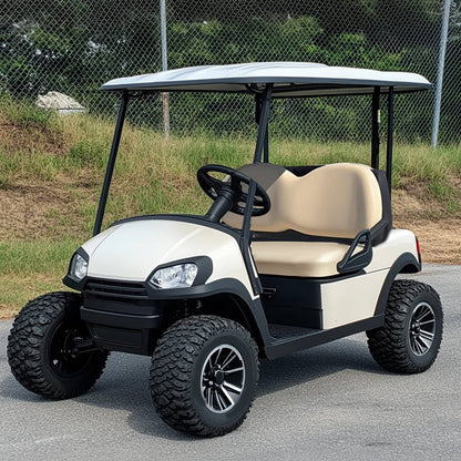 Solidspare Beige Golf Cart Front Seat Bottom Assembly For Club Car Precedent 2004-Up
