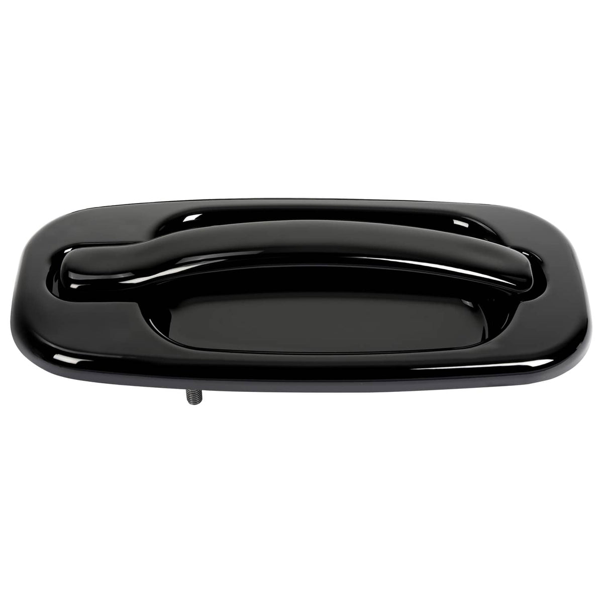 Solid Spare Door Handle Set For Chevy Silverado 1500 1999-2006 Smooth Black Front Outer 2PCS