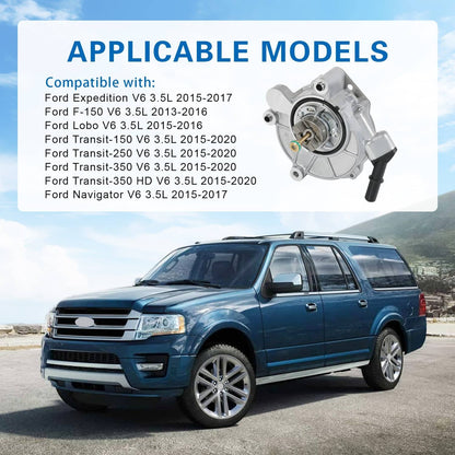 Solidspare 904-858 Brake Vacuum Pump For Ford Expedition F150 V6 3.5L 2015-2017 3.5L Engine