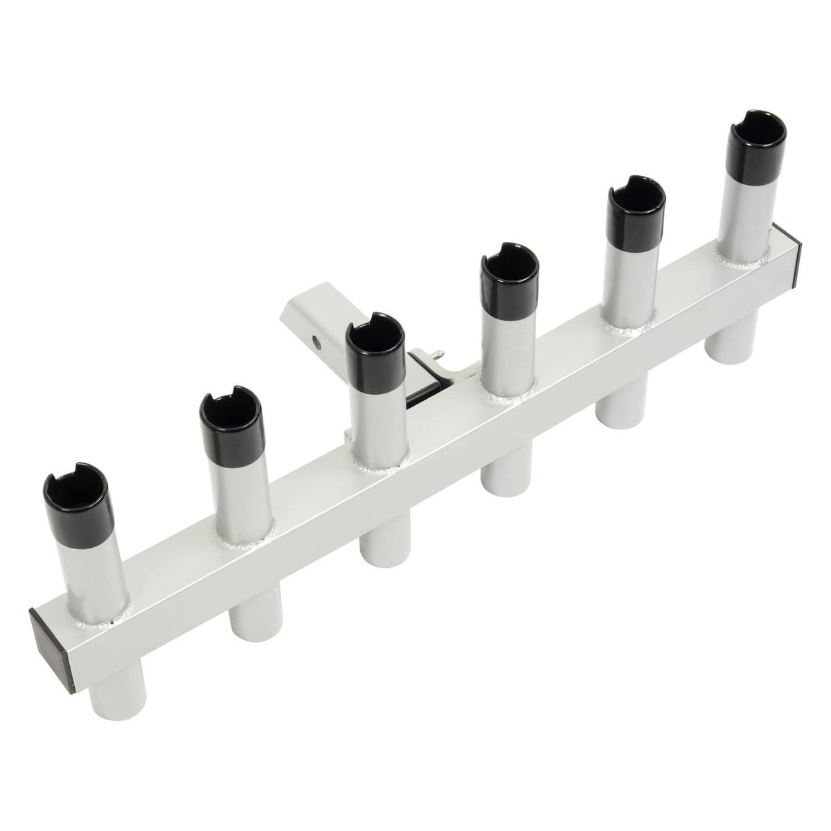 Solid Spare Hitch Mount Fishing Rod Holder 6 Pole For 2" Hitch Receiver Truck Rod Rack