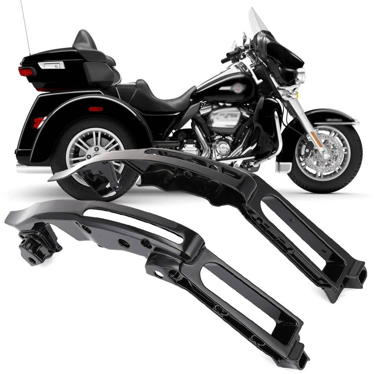 Solidspare Rear LH&RH Fender Support Bracket For Harley Touring CVO Road Glide 2014-2024