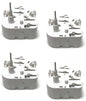 (4) VDO Metal Shaft STEPPER MOTORS for Audi Gauge Cluster Fuel Temperature Speed