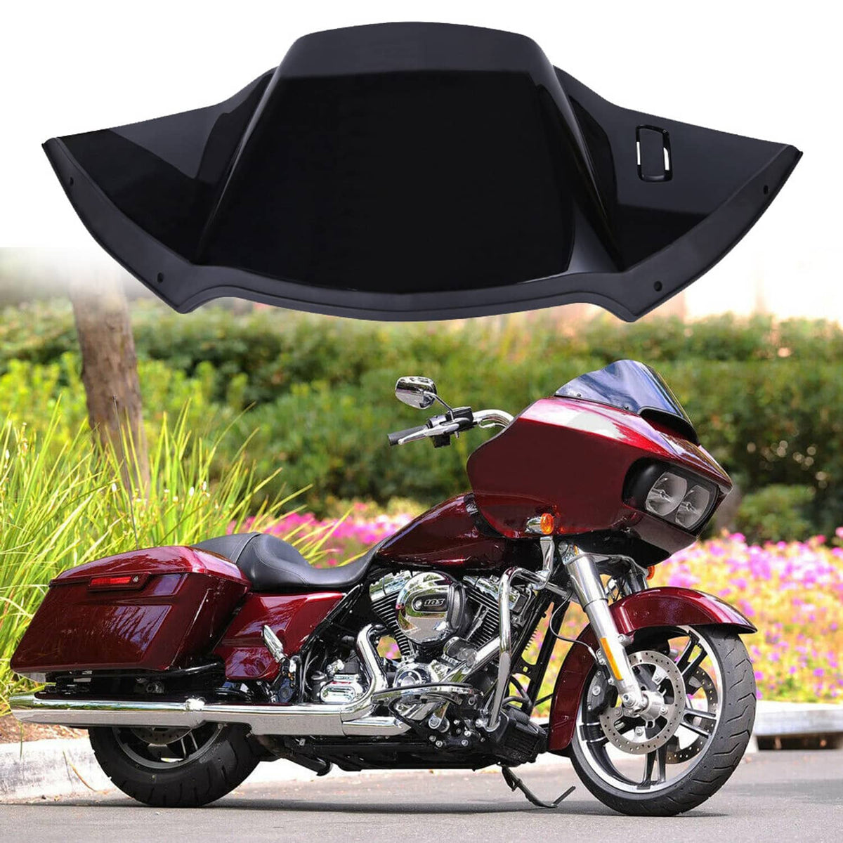 Solidspare Inner Fairing Cover Top Duct Air Vent Fits For Harley CVO Road Glide Ultra FLTR