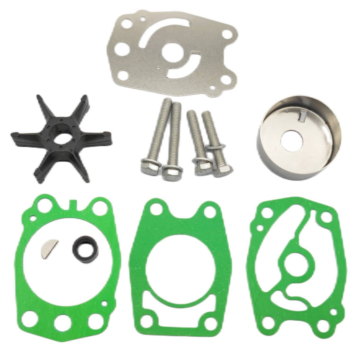 Solid Spare Water Pump Impeller Kit for Yamaha 2-Str 40 HP C40 Outboard 679-W0078-A0 18-3398