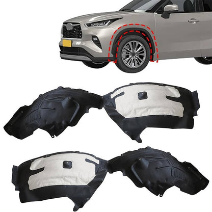 Solidspare 2Pcs Front Driver & Passenger Side Fender Liners For 2020-2024 Toyota Highlander