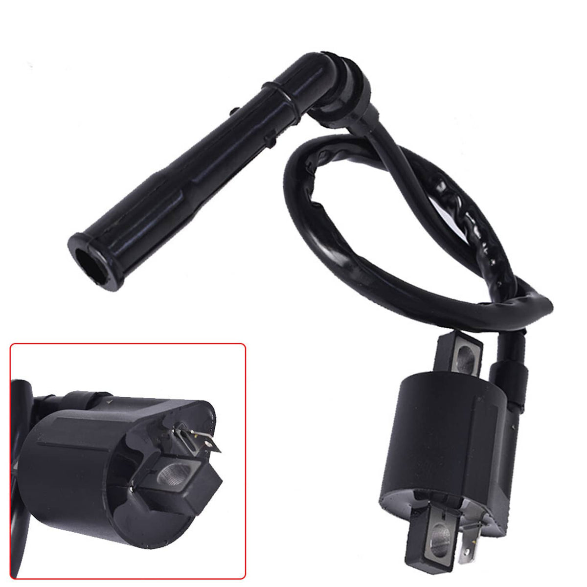 Solidspare Ignition Coil for Yamaha Rhino 660 YXR660 YXR66 2004 2005 2007 Atv Ignition Coil