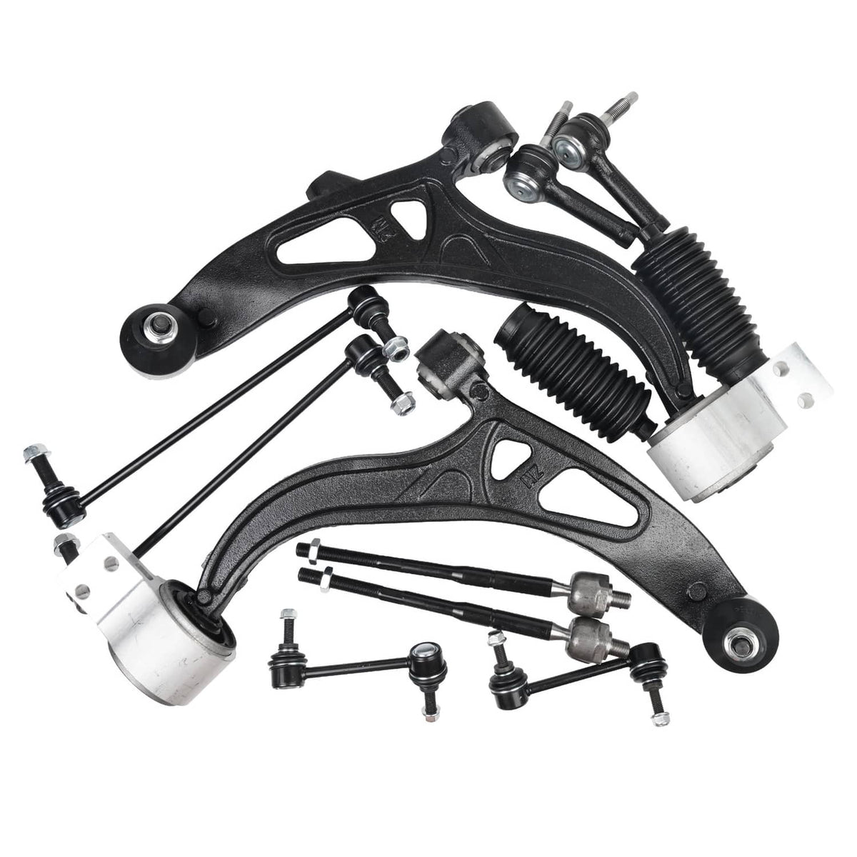 Solidspare 12x Front Lower Control Arm Ball Joint Tie Rod End For 2011-2017 Ford Explorer