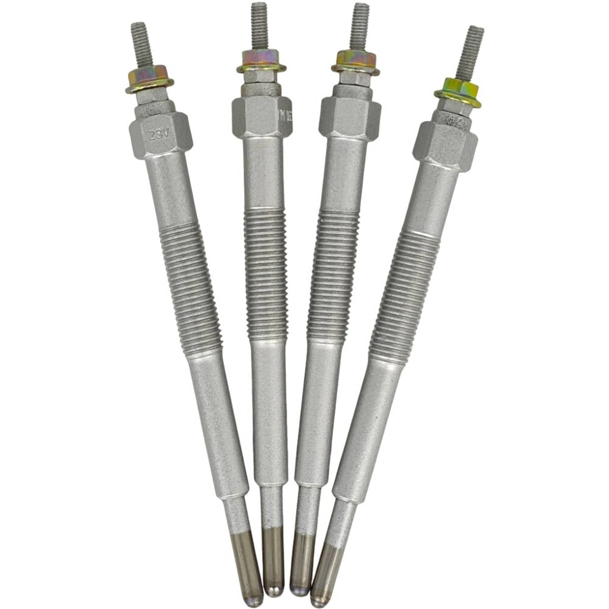 Solid Spare 4X Glow Plug For Mitsubishi Fuso Canter FE439 FE439 FG325 4D32 FG335 4D34 24V