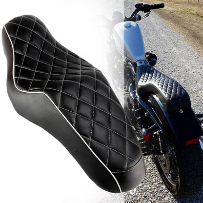 Solidspare Two-up Rider Driver Passenger Seat For Harley Sportster 883 XL883C XL1200 Custom