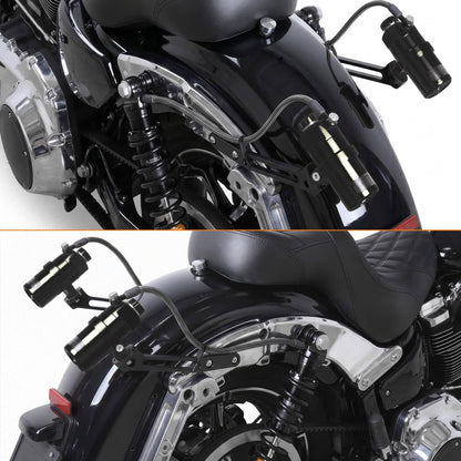 Solidspare Remote Reservoir Suspension Shocks For Harley Touring Road King/Glide  2014-2025