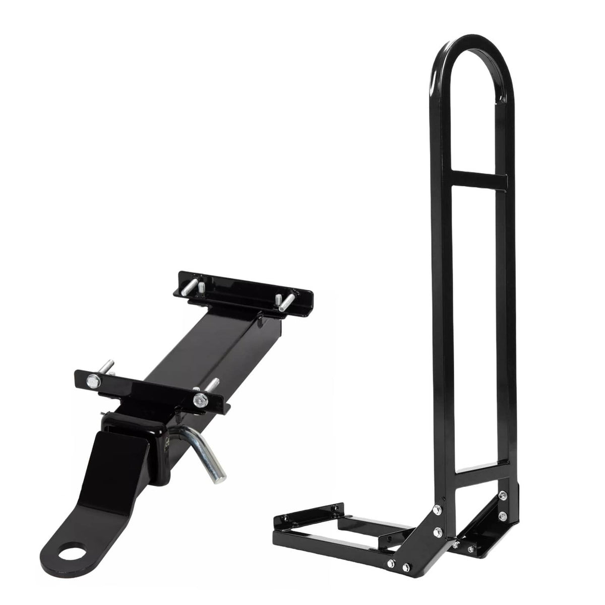 Solidspare Golf Cart Rear Seat Safety Grab Bar Back Footrest Trailer Hitch For EZGO Yamaha