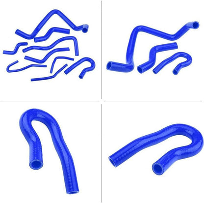 Solidspare Silicone Radiator Hose Kit Fit For 1992-2000 Honda Civic D15 D16 SOHC EG/EK Blue