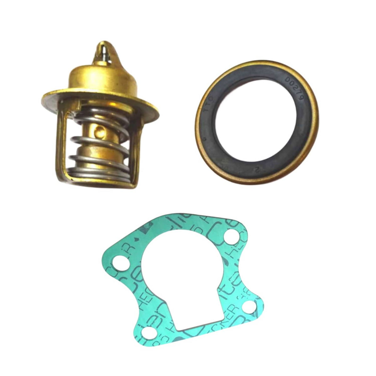 Solid Spare F664068 859620 Thermostat Service Kit for Mercury 75 90 120 HP Outboard Motors