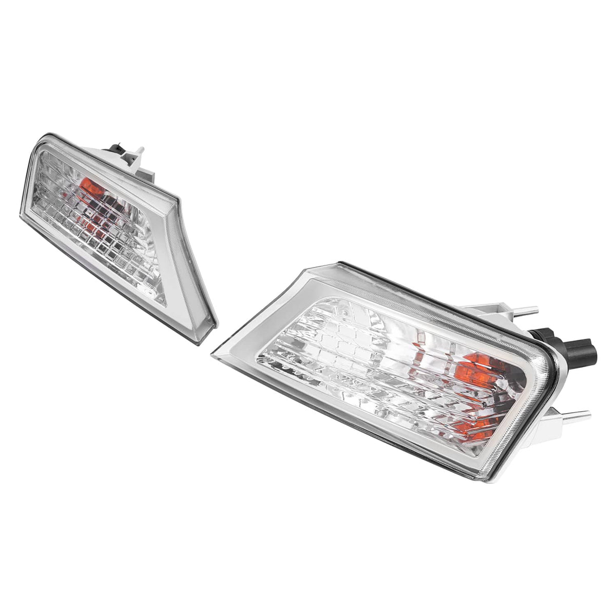 Solid Spare Left&Right Clear Marker Signal Corner Parking Lights For Jeep Liberty 2008-2012