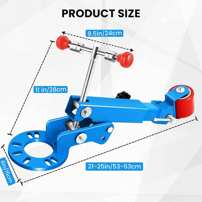 Solidspare Fender Roller Rolling Reforming Extending Tool Wheel Arch Roller Flaring Former