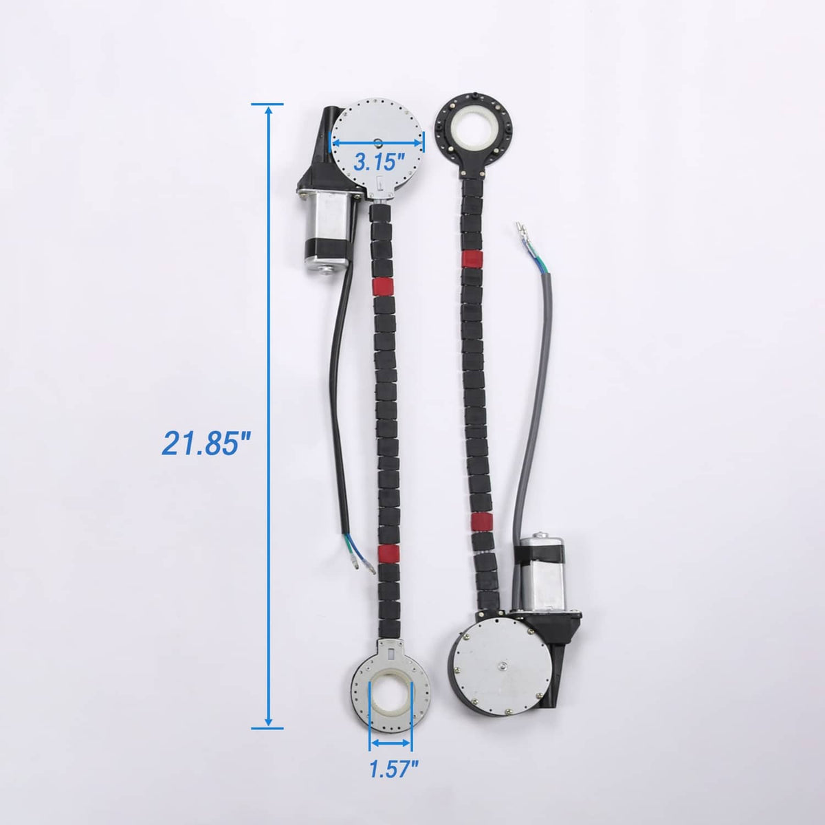 Solidspare Universal Electric Power Window Lift Regulator Conversion Kit for 2 Door Pickup