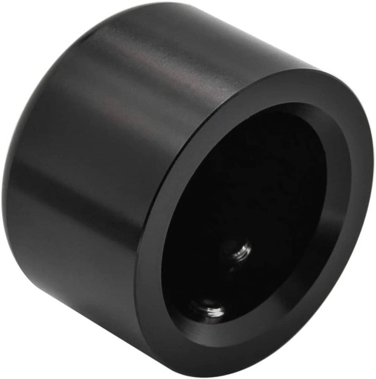 Solidspare Black Front Axle Cap Nut Covers For Harley Street Glide Road King Softail Dyna