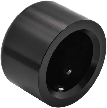 Solidspare Black Front Axle Cap Nut Covers For Harley Street Glide Road King Softail Dyna