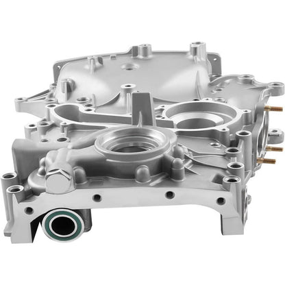 Solidspare Engine Timing Cover w/Oil Pump for 2005-15 Toyota Tacoma 16V DOHC L4 2TRFE 2.7L