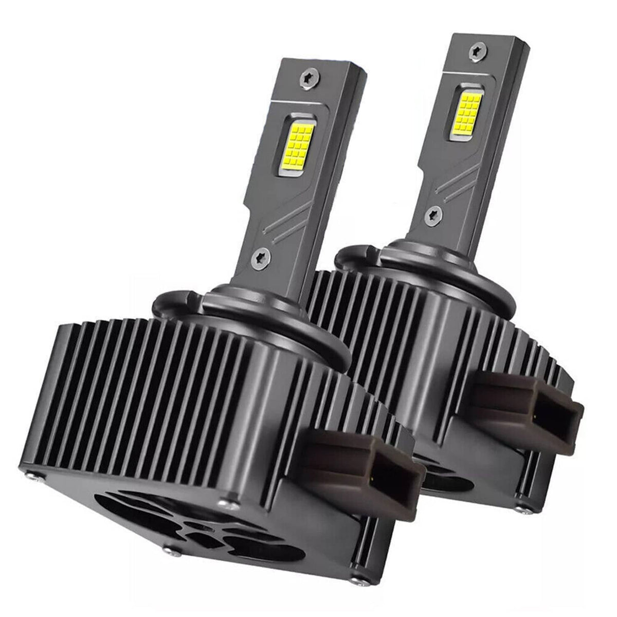 Solidspare Set D1S D1R LED Headlight Bulbs 240W 6000K Super White HID Xenon Conversion Kit