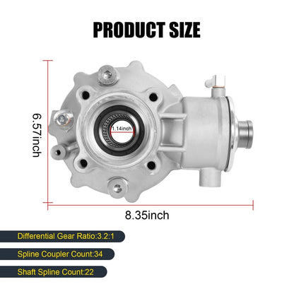 Solidspare Rear Differential 27400-05G10 For Suzuki LTZ250 LT-Z250 Quadsport 250 2004-2009