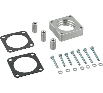 Solidspare New 4-Bolt Throttle Body Spacer for 1987-2006 Jeep XJ YJ TJ WJ 4.0L 2.5L Silver