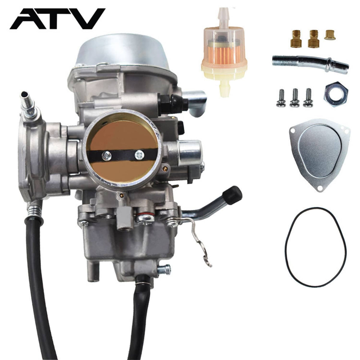 Solidspare PD42J Carburetor Carb for Hisun Bennche Yamaha Grizzly UTV ATV 500/600/660/700
