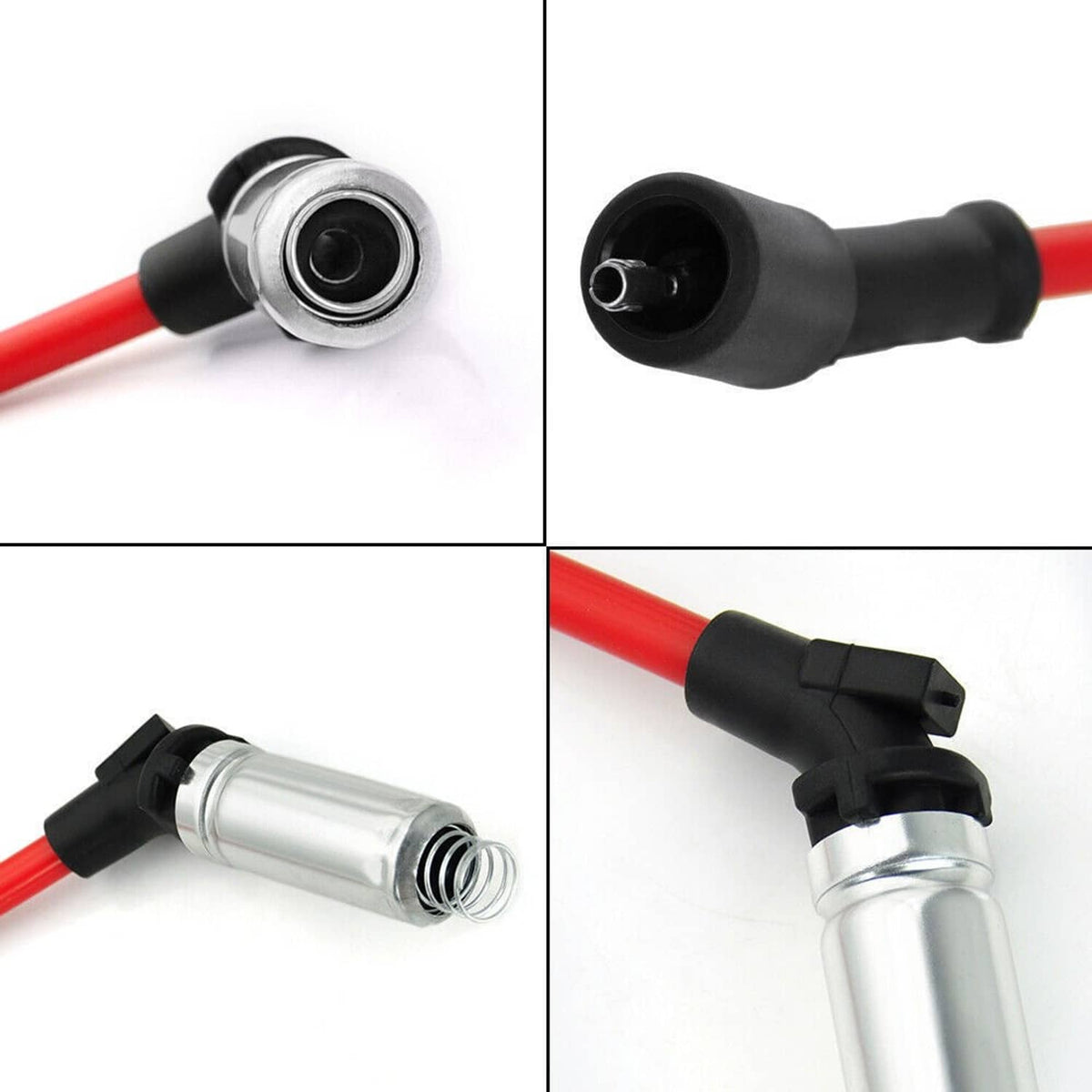 Solidspare New 8Pcs For Wires 48322 & Spark Plugs 41962 Chevy Silverado GMC 4.8/5.3/6.0L V8