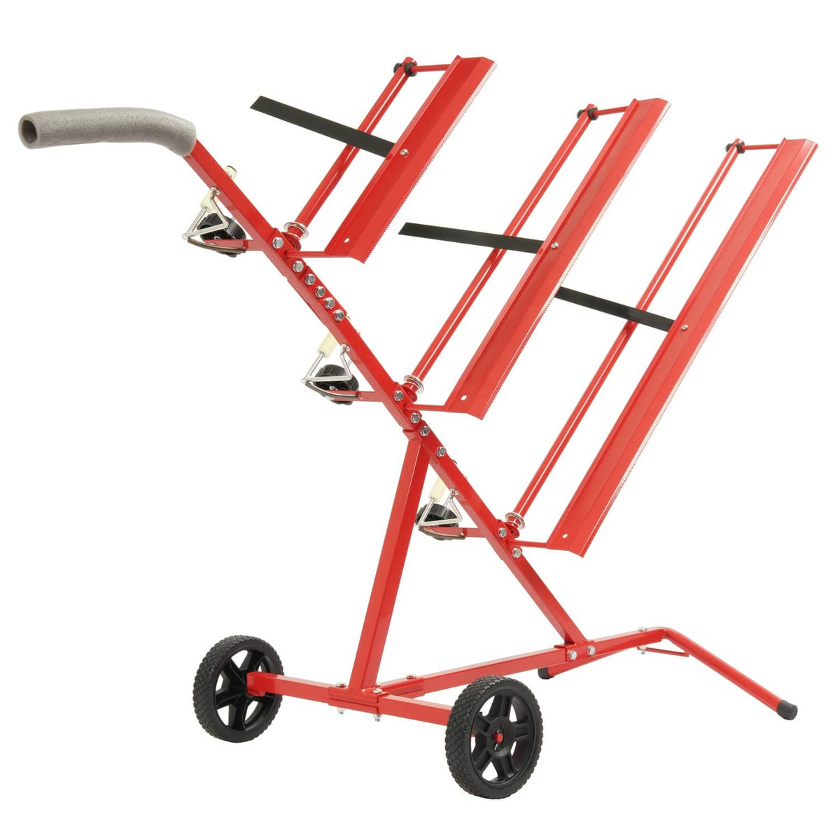 Solid Spare Mobile Multi-Roll Masking Paper Machine Dispenser Holds 3 Masking Paper Rolls