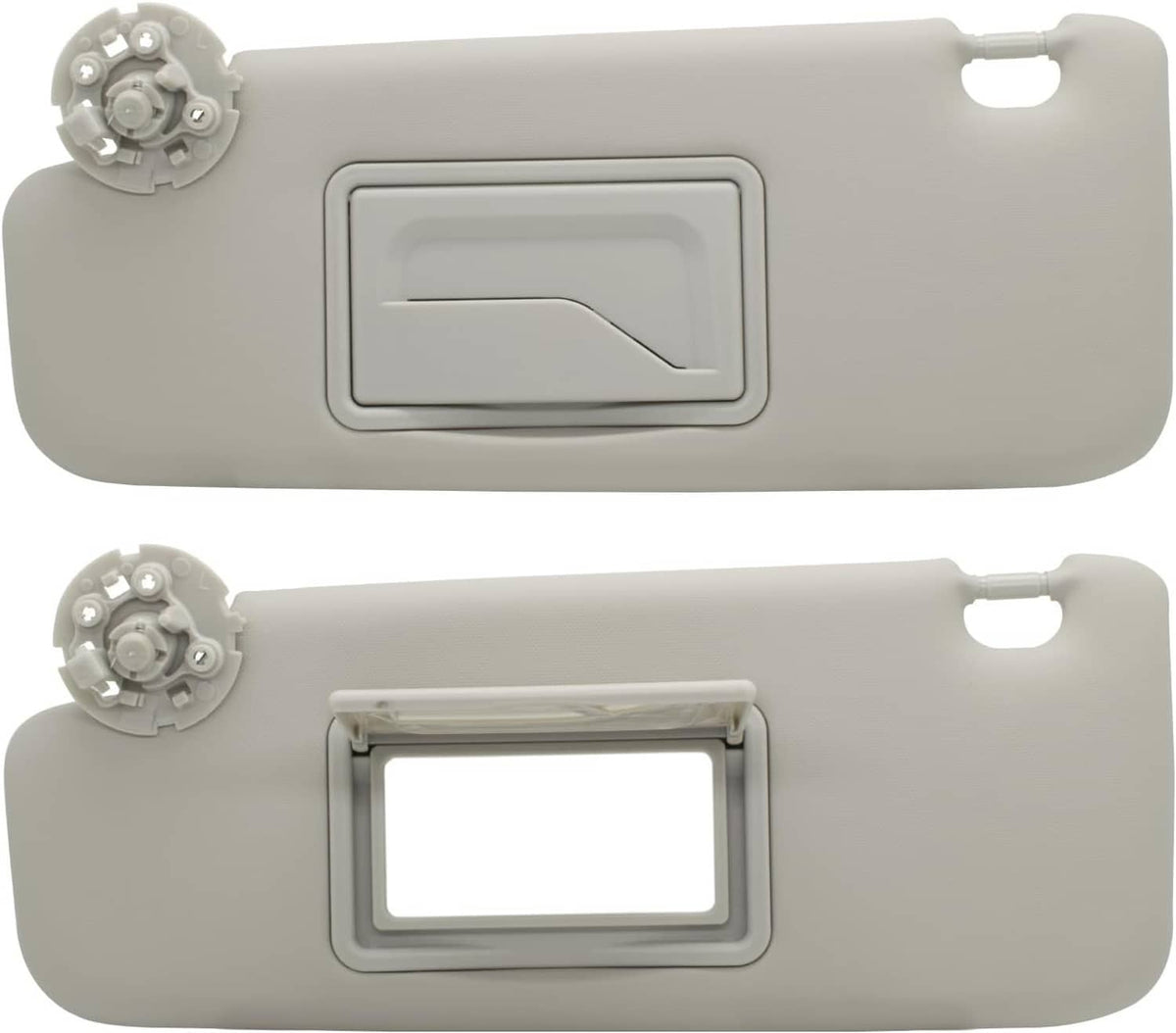 Solidspare Left Driver Side Sun Visor w/Mirror Gray For Chevrolet Cruze 2017 2018 84126657