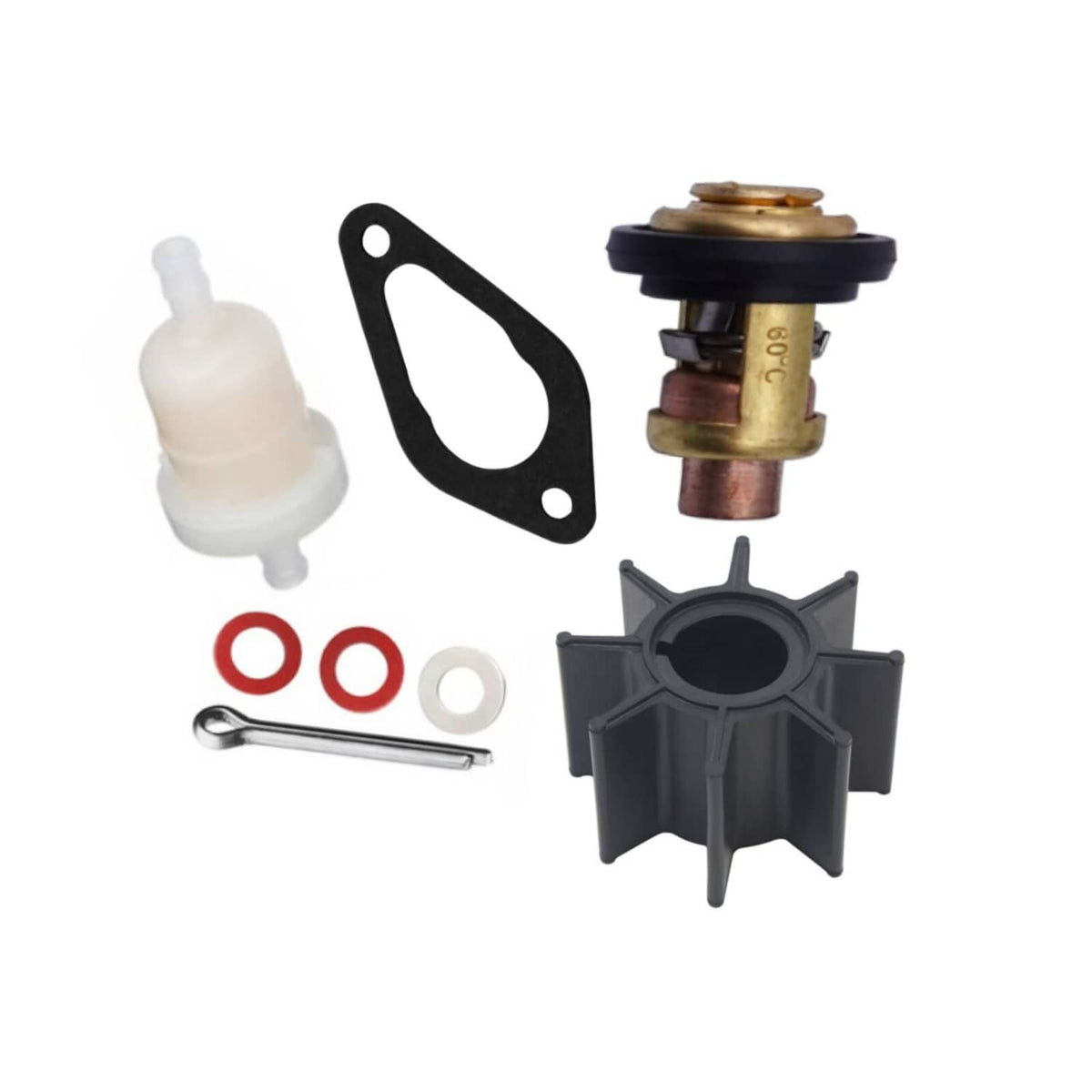 Solid Spare Tohatsu Marine MFS E 9.9HP 15HP 20HP Outboard Maintenance Repair Kit 3RS-87500-0