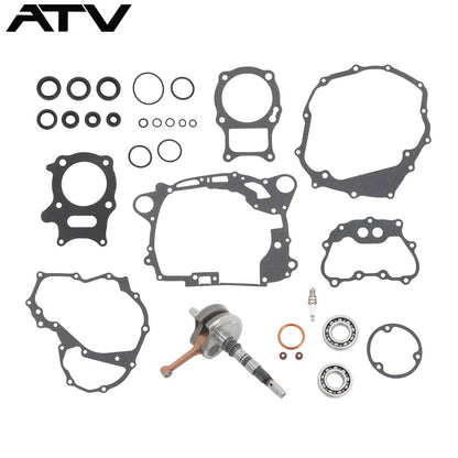 Solidspare For Honda Complete Bottom End Crankshaft Gasket Seal Kit TRX250EX TRX250TE Recon