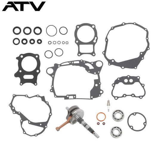Solidspare For Honda Complete Bottom End Crankshaft Gasket Seal Kit TRX250EX TRX250TE Recon