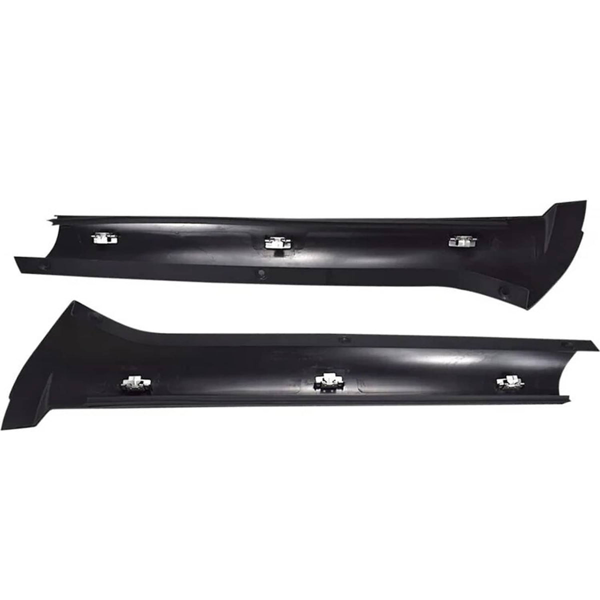 Solidspare Pair Windscreen Pillar Moldings & Rivets For Land Rover Discovery 1999-2004