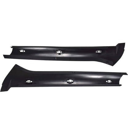 Solidspare Pair Windscreen Pillar Moldings & Rivets For Land Rover Discovery 1999-2004