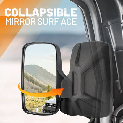 Solidspare For Polaris Ranger 1000/XP1000/Crew/Northstar Pro XD Door Mounted Side Mirrors