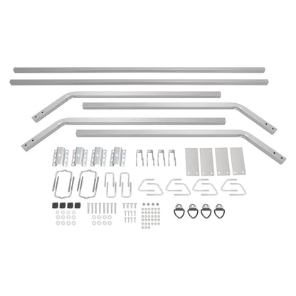 Solidspare Trailer Cross Bar System Kit Universal Heavy Duty Top Tier For Most Utility