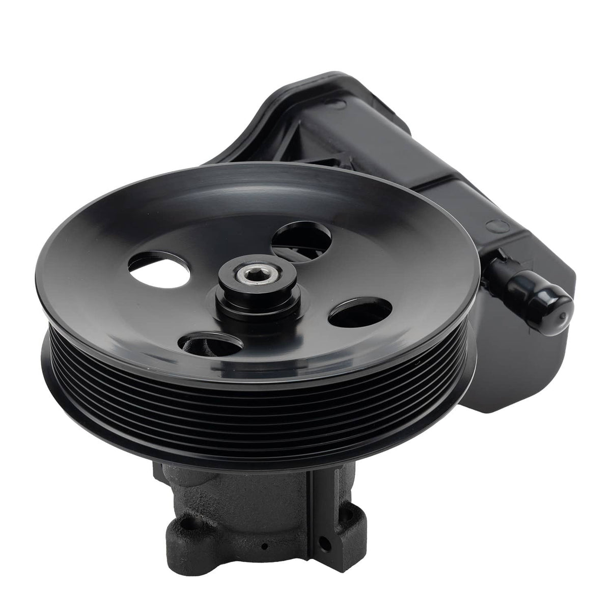 Solidspare New Power Steering Pump w/ Reservoir & Pulley for 2003-2007 Dodge Ram 2500 3500