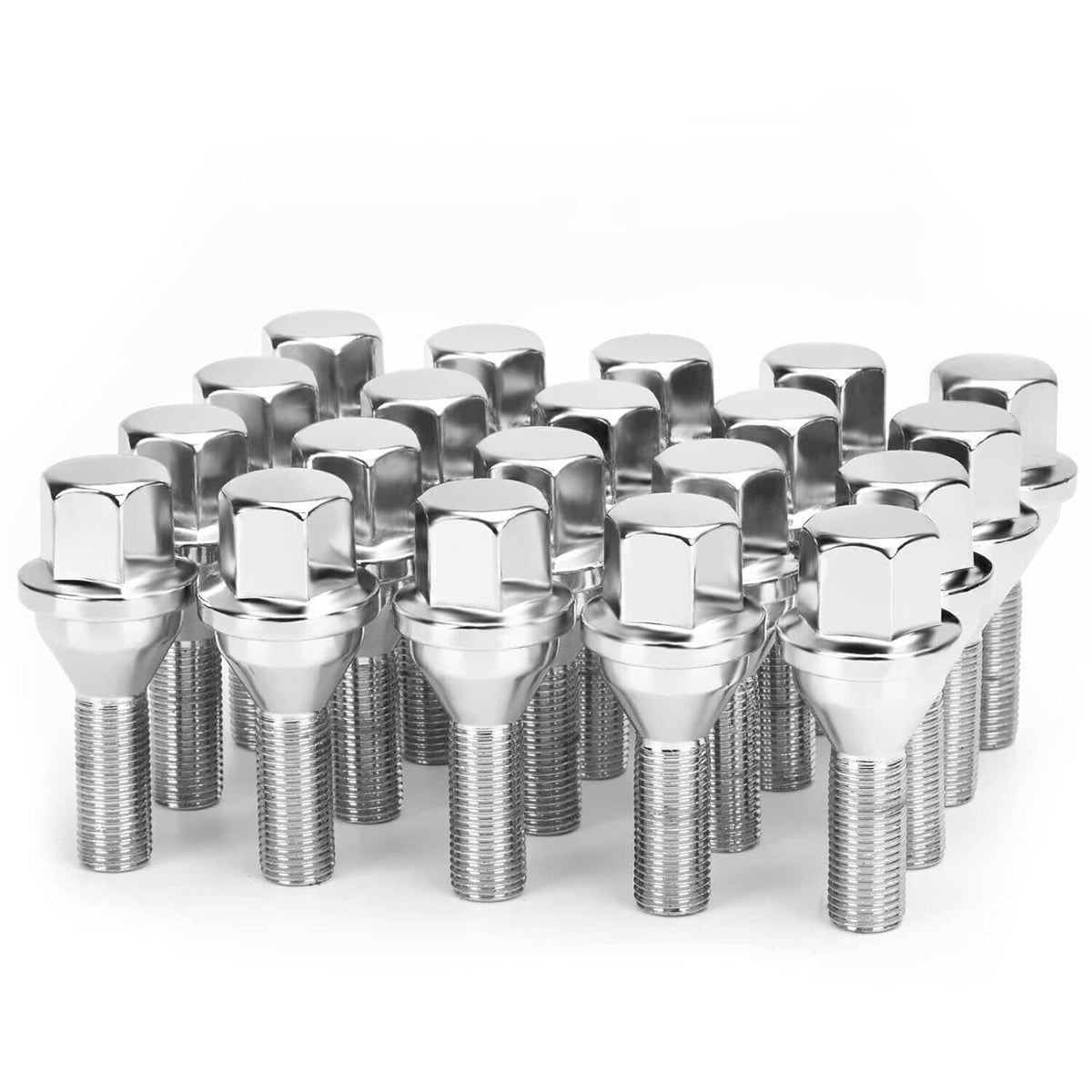 Solidspare 20PCS 12x1.25 Wheel Lug Nuts For Jeep Cherokee Compass Dodge Dart Chrysler 200