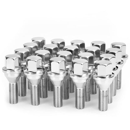Solidspare 20PCS 12x1.25 Wheel Lug Nuts For Jeep Cherokee Compass Dodge Dart Chrysler 200