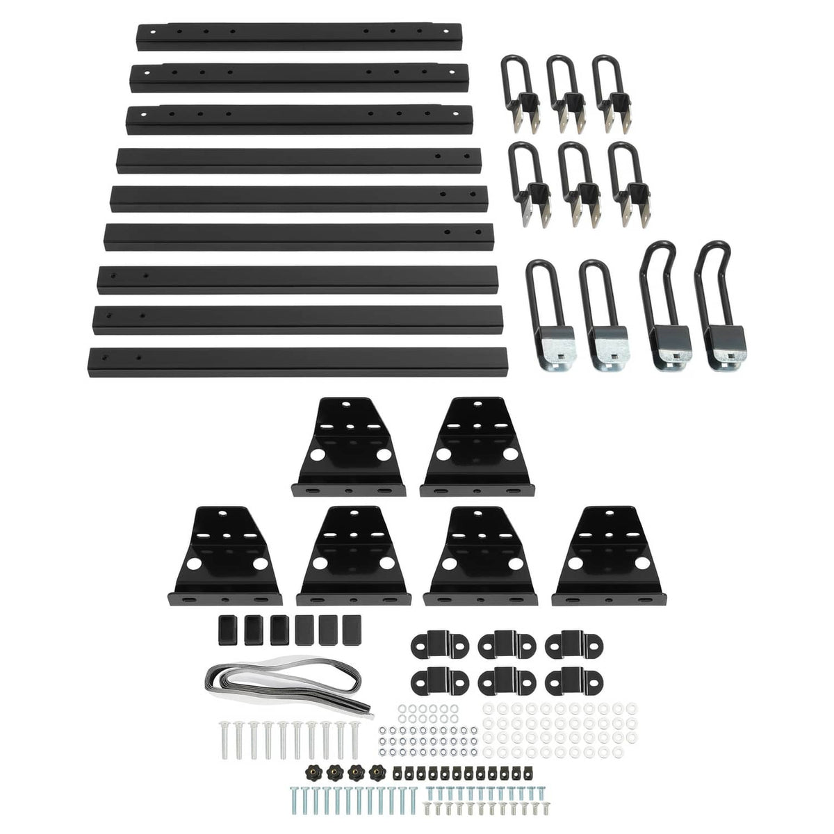 Solid Spare 65" 3-Bar Cargo Van High Ladder Roof Rack For Nissan NV 1500 2500 3500 750 lbs