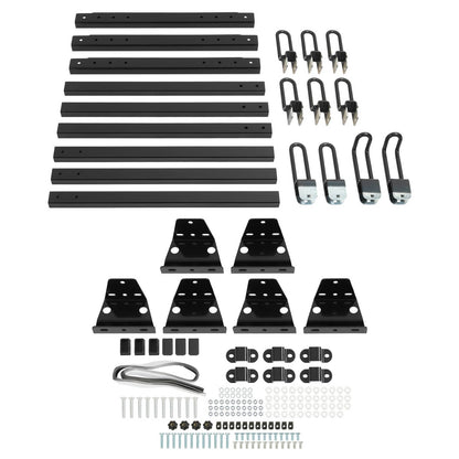 Solid Spare 65" 3-Bar Cargo Van High Ladder Roof Rack For Nissan NV 1500 2500 3500 750 lbs