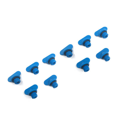 Solid Spare For Mercruiser Manifold Block Drain Blue Plug Kit 8M2000874 22-806608A1 10Pcs