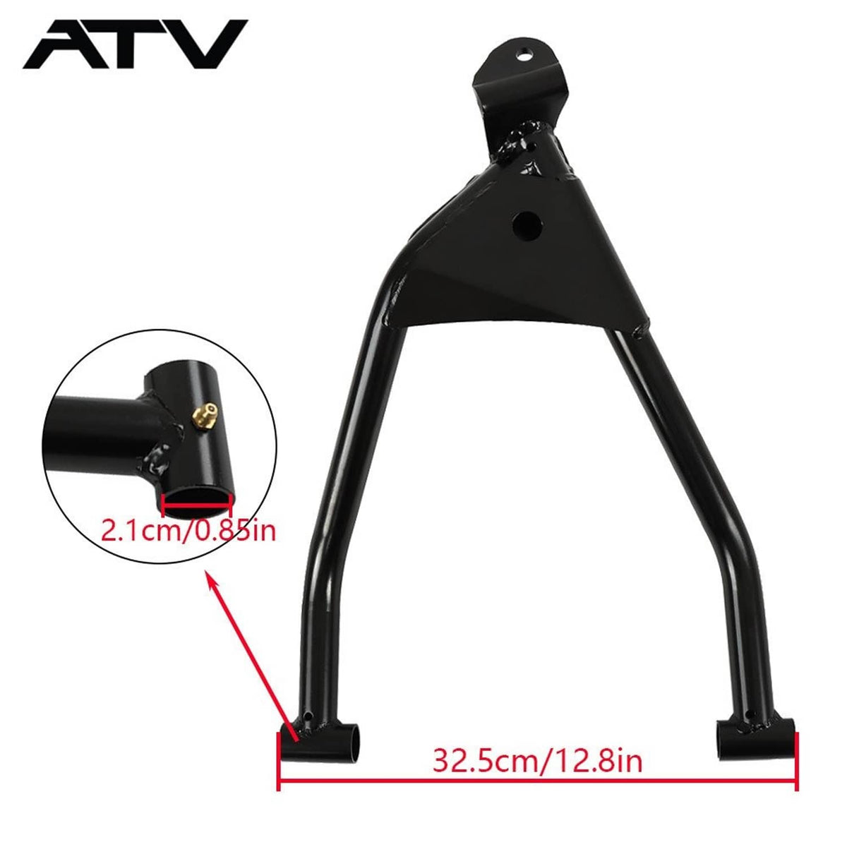 Solidspare New Front Right Control A-arms For Polaris RZR 170 2009-2021 0454271-067 BLACK