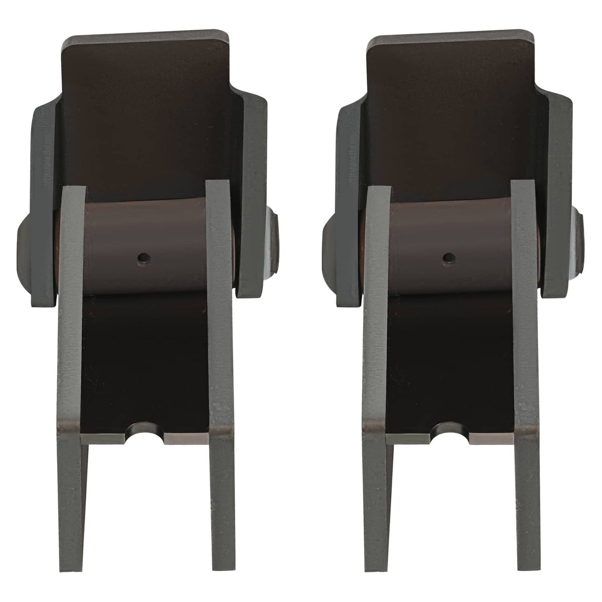 Solidspare (2) Weld-on Dump Truck Trailer Hinge Heavy Duty Steel Fit 2" Rectangular Tube