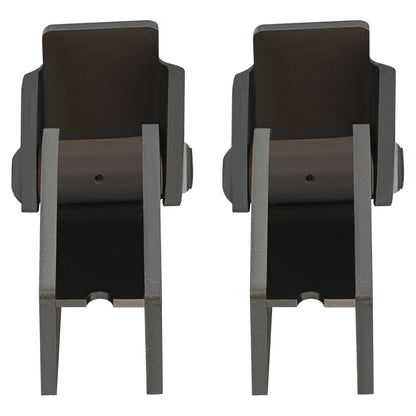 Solidspare (2) Weld-on Dump Truck Trailer Hinge Heavy Duty Steel Fit 2" Rectangular Tube