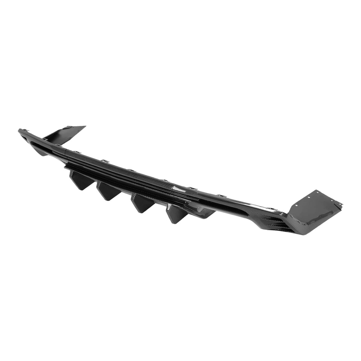 Solid Spare Fits CHEVY CAMARO 2016-24 Carbon Style Rear Bumper Lip Diffuser Spoiler