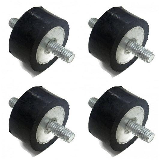Solid Spare (4) Fender Deck Rubber Isolator Mounts for John Deere M76270 Lawn Garden Tractor