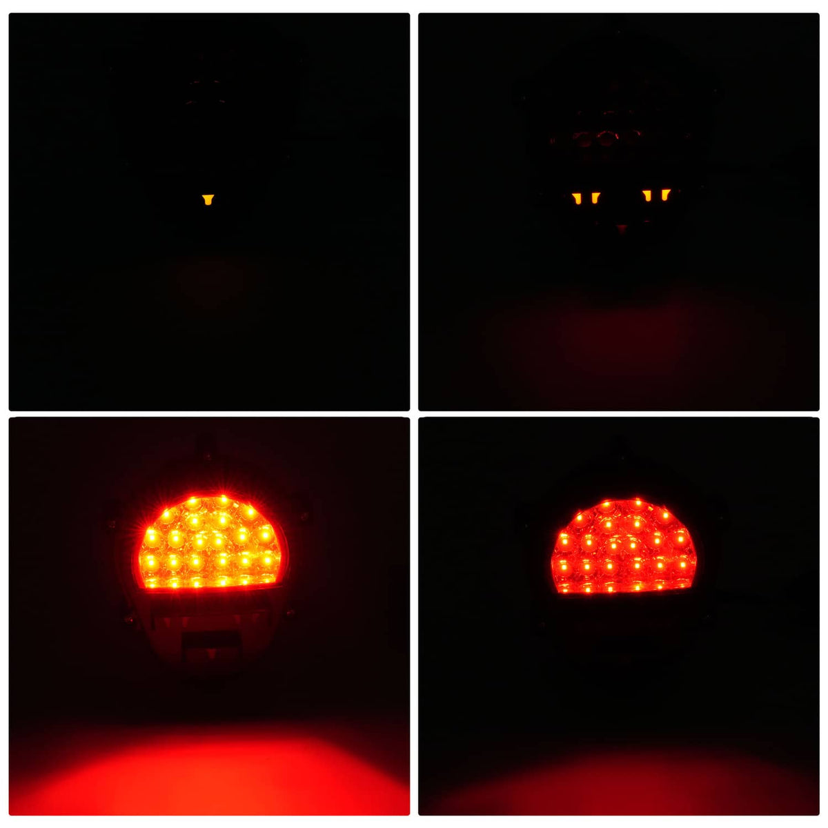 Solid Spare LED Brake Lights For Humvee M35 M998 LH+RH Side Turn Signal Lamps 4 PCS