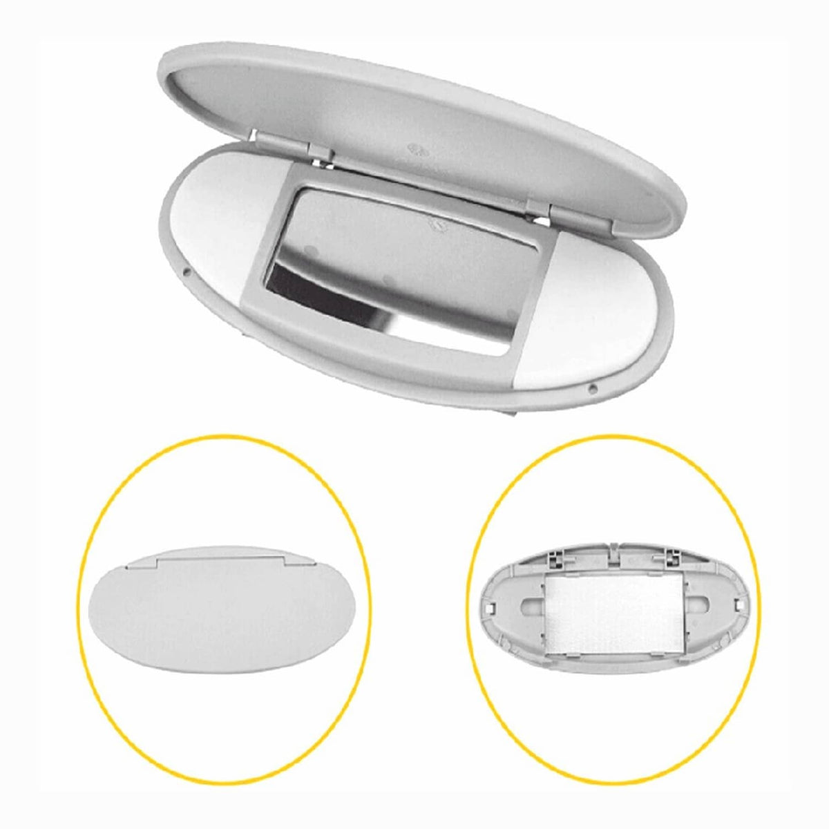 Solid Spare For 2007-14 BMW Mini Cooper R55 R56 R57 R58 R59 R60 R61 Sun Visor Vanity Mirror